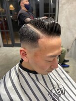 エフエム 明大前(FM) バーバー 刈り上げショート/アップバング/フェードカット