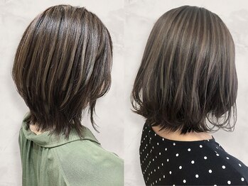 ムード マグ レーベル 南松本(MOOD Mag Label)の写真/生え始めた白髪...MOODならファーストグレイの方にも◎しみない×デザインカラーと混ぜて色味を楽しめます