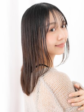ドクターズサロン LAB 小山店 シースルーバング暖色系カラーレイヤーカットf小山20代30代40代