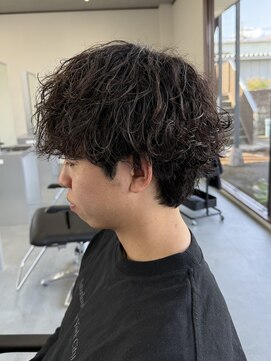 フゥ 宇都宮戸祭(FeU) 宇都宮メンズカットメンズパーマ波巻きスパイラルパーマツイスパ