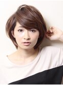 大人ヘア「ミニマル×コンサバティブ」ショートボブ　　　　　　