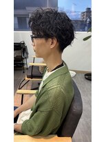 ソラ 京都桂川店(SORA.)&nbsp;大人かっこいい波巻きパーマ×シャドウパーマ