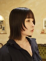 オアシスアヴェダ ザ・ペニンシュラ東京(OASIS AVEDA)&nbsp;ボブレイヤー・ウルフボブ・暗髪・小松菜奈・銀座日比谷20代30代