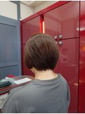 丸みコンパクトショートボブ