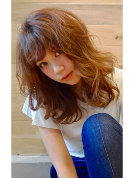 スタジオ エット(studio ett) 外国人風×フェミニン　ロブスタイル