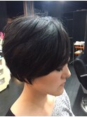 重&ふわショートボブ　