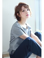 シエナ 渋谷(Siena)&nbsp;siena ナチュラルショートxアイスアプリコットブラウン