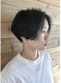 【Lib】センターパート×黒髪ショート