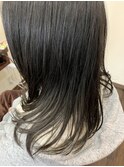透明感のあるアッシュ系グラデーションカラー
