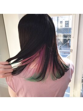 ループ(LOOP) インナーダブルカラー ツートンカラー