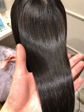 フレーム なんば店(FRAME) [Frame なんば] 艶カラー透け感ダークグレージュ