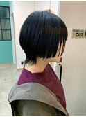 【cuzKLUB】エッジウルフショート×ネイビーブルー＊池袋