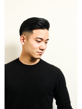 レンゲン(LENGEN) メンズかき上げニュアンスマッシュサイドパート韓国マッシュ