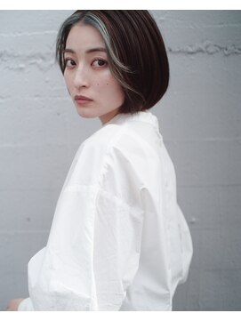 レジュアル(RESSUAL) イヤリングカラー　ボブ　大人かわいい　フェザーバング