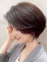 ビュートリアム 梅田(BEAUTRIUM)&nbsp;大人可愛い/エレガントショート/顔周り/レイヤーカット/梅田