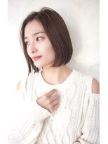 アール 北千住店(ar)&nbsp;大人上品なミニボブ/ベナボブ×ナチュラルブラウン[北千住]