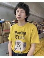 オン眉×メンズウルフ