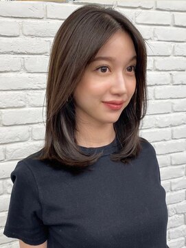 ディフィーノ 青山(DIFINO) 【DIFINO 青山】レイヤーカット×ダークブラウン[ビフォーあり]