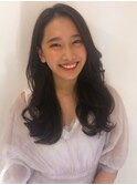 くびレイヤーグレージュデザインカラーシルキーベージュセミディ