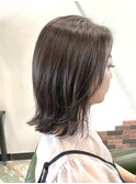 ☆小顔効果カット インナーカラー グレーベージュ 髪質改善 韓国