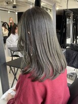 アクアオモテサンドウ(ACQUA omotesando)&nbsp;△ブリーチなしダブルカラーオリーブグレージュ髪質改善