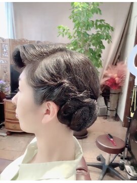 総合美容ギリシャ神話 葛西 社交ダンスヘア