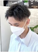 アップバングショート【ひたちなか/メンズ/カット】