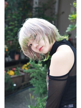 ステラ ヘア デザイン サロン(STELLA hair design salon) ウルフカット×デザインカラー　A