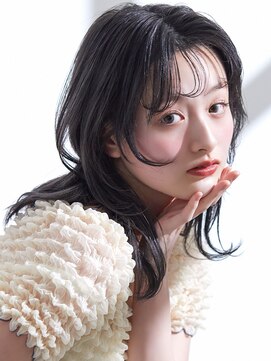 ラフィス ヘアー ホーム JR尼崎店(La fith hair Home) 【La fith】暗髪カラー×レイヤーカット