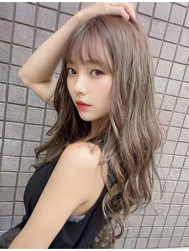 オリジンズヘアーセカンド 守谷店(Origins hair 2nd) グレージュ系カラー×BYKARTE TR