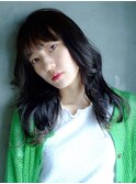 デジタルパーマで作る韓国風巻き髪パーマ