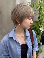 ギークス(GEEKS)&nbsp;【GEEKS渋谷】ハンサムショート/ミルクティーベージュ/秋冬ヘア