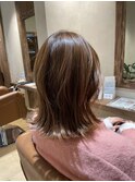 外ハネボブ/切りっぱなしボブ