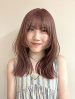 ピンクベージュ/フェイスレイヤー