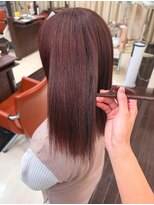 ウィーブ 成田店(Weve)&nbsp;ホワイトグレージュ/デジタルパーマ/チェリーブラウン/成田