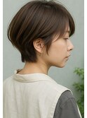 レイヤーショート×アッシュブラウン