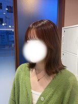 ソトエアンドマーブ 久喜店(SOTOE&marbb)&nbsp;夏先取り！オレンジカラーとくびれ巻き風ヘア