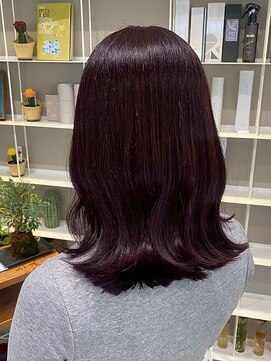 ドレス(Dress) 透明感カラー/ミディアム/髪質改善/外ハネ