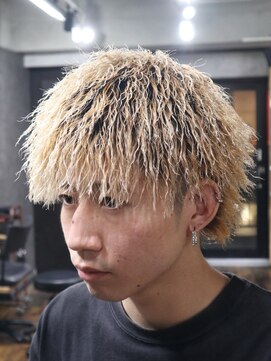 アンサー 渋谷(ANSWER) ツイストパーマパイルツイスト縦落ちツイスト