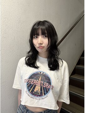 パーク(PAAQ) 【藤沢】ウルフレイヤー/ハッシュカット/暗髪カラー