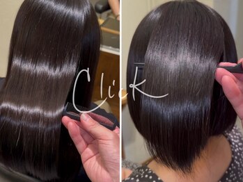 クリック(Click)の写真/髪の状態に合った施術でなめらかな美髪へ[ボブ/ショート/縮毛矯正/髪質改善/酸性ストレート/Men's/学割U24]