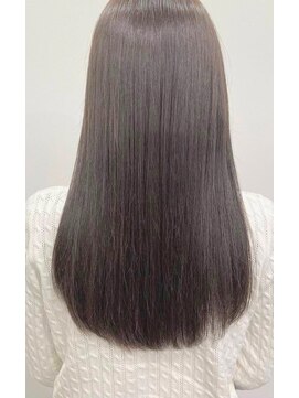 ブルーム(bloom) 艶ストレートロング+透明感カラー