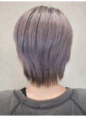 透明感ラベンダーアッシュの丸みショート[成田/京成成田]