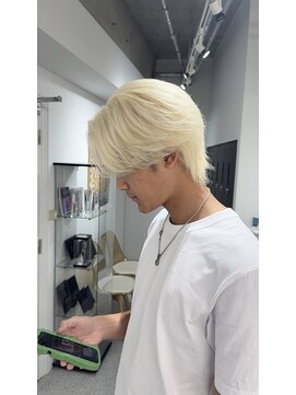 メンズペレ 渋谷(MEN'S PELE) MEN’S HAIR/ブルーブラック/フェザーパーマ/渋谷