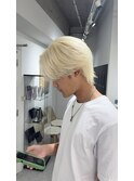 MEN’S HAIR/ブルーブラック/フェザーパーマ/渋谷