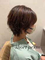 ナンバー 大分中央町店(N°)&nbsp;ショートパーマ×透明感カラー