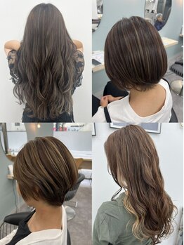 ケシキ(keshiki)の写真/《大人ハイライト白髪ぼかしが大人気*》明るい白髪染めや白髪ぼかしでなりたいhairを叶えます♪