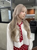 ニコ トウキョウ 渋谷(nico TOKYO)&nbsp;ダブルカラーミルクティーベージュピンクブラウン韓国レイヤー