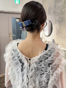 短めヘアのタイトツイン＊