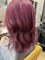 ココ 西葛西南口店(COコ) チェリーピンク 西葛西ブリーチカラー